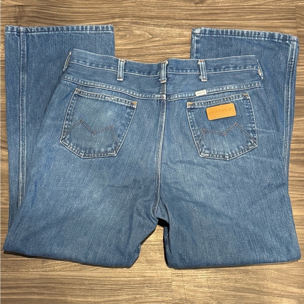 Maverick Jeans 36x30 1960s 1970s Usa Made Western Denim Cowboy Vintage
